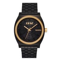 ราคา Nixon Tupac Time Teller NXA1378010 00 นาฬิกาข้อมือผู้ชายและผู้หญิง สายสแตนเลส Black Gold หน้าปัด 37 มม (20691568286)