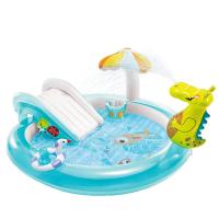 ราคา Toy St สระน้ำเป่าลมสี่เหลี่ยมครอบครัว 203x170x89cm สระว่ายน้ำ สระน้ำเป่าลม เด็กสระว่ายน้ำ INTEX Blue (8591155869)