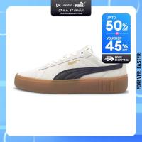 ราคา PUMA BASICS รองเท้ากีฬาผู้หญิง Smash Platform v2 SD สีขาว FTW 37303707 (22186620743)