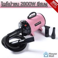 ราคา ไดร์เป่าขน รุ่นใหม่ ไดร์ขนสุนัข ไดร์เป่าขนแมว เครื่องเป่าขน ไดร์ไล่น้ำ ลมแรง แห้งไว ขนาด2800W QUICK DRYING (21482678444)