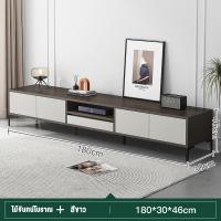 ราคา 1 8m ชั้นวางทีวี โต๊ะวางทีวี ตู้วางทีวี มินิมอล พร้อมลิ้นชัก สไตล์ยูโร วางทีวี55 65 นิ้วได้ TV cabinet (22372529332)