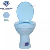 ราคา Blue diamond โถส้วมนั่งราบ แบบราดน้ำ รุ่น FH 3140 สีขาว สีฟ้า ตีลังไม้ทุกชิ้น พร้อมส่งทันที (20416965613)