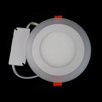 ราคา Double Color LED Panel Downlight 6W 9W 16W 24w 3 Model LED Lamp Panel Light LED Ceiling Recessed Spot light AC110V 220V Driver (12943904339)