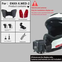 ราคา สำหรับ X NEXX X WED2ขายึดกล้องโกโปรคางอลูมิเนียมหมวกกันน็อคที่กำหนดเองได้ Hero12 11 10 Insta360กล้องหนึ่ง X3 Rs DJI (21528303696)