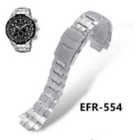 ราคา HOT สายนาฬิกาข้อมือสแตนเลสสตีลสําหรับ Casio Ef 500 521 527 530 533 534 535 539 544 546 554 563 (19907655509)