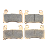 ราคา สัญญาณทองแดงมอเตอร์ไซค์ผ้าเบรกด้านหน้า และด้านหลังฮอนด้า CB400ซุปเปอร์สี่04 14 CBR600 F4 F4i CBR600RR RVT1000R RC51 CBR900RR Fireblade (21676196869)