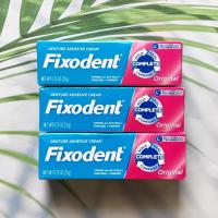 ราคา Fixodent Denture Adhesive Cream Complete Original 214068 g ฟิกโซเดนท์ ครีมติดฟันปลอม (13064548806)
