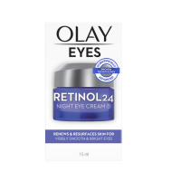 Olay Regenerist Retinol24 Anti-Aging Night Eye Cream 15ml (โอเลย์ รีเจนเนอรีส เรตินอล24 สูตรลดเลือนริ้วรอยรอบดวงตา สำหรับกลางคืน 15 มล.)