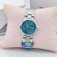 ราคา New ใหม่ล่าสุด นาฬิกาข้อมือผู้หญิงแฟชั่น casio สีใหม่ชมพูน่ารัก กันน้ำได้ มีวันที่ ผู้หญิงส่วนใหญ่ตามหารุ่นนี้ ฟรี ถ่านสำลอง พร้อมส่งในไทย (21257262788)