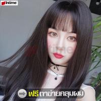 ราคา intime ฟรีตาข่ายคลุมผม Fashion Wig หน้าม้า ซีทรู วิกผมผู้หญิง วิกผมปลอม วิกผมยาวตรง วิกผมสีน้ำตาล Long brown caramel wig วิกผม วิกผมคอสเพลย์ ผมปลอมยาว (4234862316)