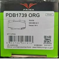ราคา ผ้าดิสเบรคหน้า วีโก้ 4WDฟอร์จูนเนอร์ 04 11 PRIMA PDB1739 (10830471492)