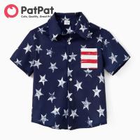 ราคา เสื้อวันฉลองอิสรภาพคล้องคอแขนกุดมีเข็มขัดเสื้อคู่พิมพ์ลายธงชาติอเมริกาสำหรับครอบครัวชุดเดรส (21790362631)