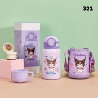 ราคา กระติกเก็บอุณหภูมิ กระติกน้ำเด็ก เก็บอุณหภูมิ 500 ML หลอดเด้ง พร้อมกระเป๋าสะพาย เกรด 316 (18879976265)