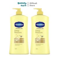 ราคา แพคคู่สุดคุ้ม 500ml Vaseline Intensive Care Deep Restore Body Lotion วาสลีน อินเทนซีฟ แคร์ อโล ซูธ บอดี้ โลชั่น 120 350 500 มล มล (21701922176)