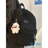 ราคา กระเป๋านักเรียนหญิงมัธยมมัธยมต้นกระเป๋าเป้สะพายหลังความจุขนาดใหญ่สำหรับนักเรียนกระเป๋าเป้เด็กผู้หญิงลายสก๊อตเรียบง่าย (21631450520)