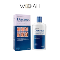 ราคา Restoria Discreet เรสโตเรีย ครีมแต่งผมดำ 150ml 250ml สีผม (22007900701)