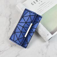 ราคา กระเป๋าสตางค์ทรงเรขาคณิตสามพับสำหรับผู้หญิงระดับไฮเอนด์ (21980780821)