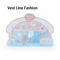 ราคา SANRIO บ้านตุ๊กตา2nd ชั้น Kuromi Melody Cinnamoroll อะคริลิคเป็นของขวัญ DIY (22120449779)