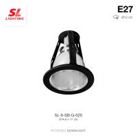 ราคา SL LIGHTING Recessed Downlight โคมไฟดาวน์ไลท์ฝังฝ้า ขั้ว E27 รุ่น SW 625 SW G 625 (19986484069)