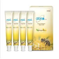 ราคา ATOMY TOOTHPASTE ยาสีฟัน 1 หลอด ขนาด 4 หลอด x 50g อะโตมี่ ผสมสารสกัดโพรพอลิส Propolis ธรรมชาติ และชาเขียวเข้มข้น (21435754651)