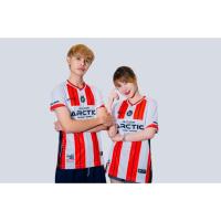 ราคา พร้อมส่ง เสื้อกีฬา พิมพ์ลาย คอวี แขนสั้น AV007 (21970996037)