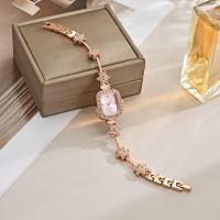 ราคา ใหม่นาฬิกาผู้หญิงแฟชั่นสร้อยคอแฟชั่นสำหรับผู้หญิงนาฬิกาข้อมือควอทซ์ฝังเพชรรูปดอกไม้ทรงห้าเหลี่ยม (22215183744)