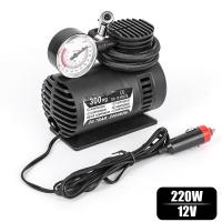 ราคา WOKEN เครื่องสูบยางรถยนต์ปั๊มลมไฟฟ้าขนาดเล็ก12V 300PSI แบบพกพาบอลจักรยานเติมลมเครื่องสูบยางคอมเพรสเซอร์ที่ซ่อมรถ (22045545301)