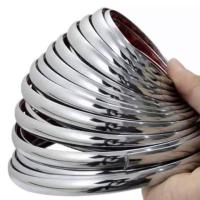 ราคา Simplelife คิ้วโครเมี่ยมรถยนต์ ยาว 3M สีโครเมี่ยม กว้าง 6 30mm คิ้วขอบกระจก คิ้วโครเมี่ยมกันรอย กันกระแทก 1ชิ้น ติดยางขอบกระจก สติกเกอร์ 4T3 2PA pro9 E144 (22254377350)