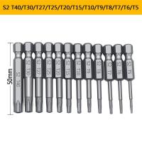ราคา 11 12 Torx ชุดดอกสว่านกลวง50 75 100มม T5 T40ชุดหัวไขควงดอกไขควง (22006652995)