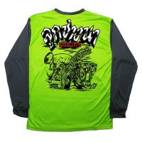 ราคา เสื้อทำงาน คอกลม แขนยาวสีทูโทน สกรีนลาย ลูกชาวนาของแทร่ (21890794394)