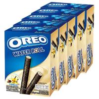 ราคา โอรีโอ เวเฟอร์โรลสอดไส้ครีมกลิ่นวานิลลา 54 กรัม แพ็ค 5 กล่อง (20589037944)