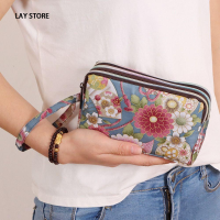 ราคา DALEE กระเป๋าสตางค์ลายดอกไม้กระเป๋าสตางค์ผ้ากันน้ำพิมพ์ลายผ้าธรรมดาโทรศัพท์กระเป๋าเครื่องสำอางกระเป๋ากระเป๋าดอกไม้สำหรับเหรียญกระเป๋าผู้หญิง (22095330932)