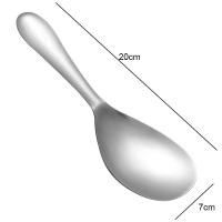 ราคา On Sale สแตนเลสช้อนเสิร์ฟข้าวขนาดใหญ่ไม่ติดทัพพีตักข้าวบนโต๊ะอาหารช้อนอาหารเย็นเครื่องมือทำครัว (22258901588)