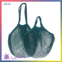 ราคา Ginni ถุงตาข่ายผ้าฝ้ายกระเป๋าชายหาดฤดูร้อนใช้ซ้ำได้กระเป๋าลายผลไม้มือถือความจุมาก (22141679589)