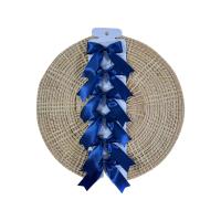 ราคา โบว์ โบว์ติดผมนักเรียน โบว์สีน้ำเงิน (20647085438)