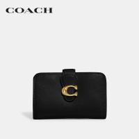 ราคา COACH กระเป๋าสตางค์ผู้หญิงรุ่น Tabby Medium Wallet สีดำ CA193 B4 BK (17228303695)