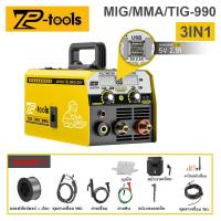 ราคา TP TOOLS ตู้เชื่อม MIG ตู้เชื่อมไฟฟ้า 3 ระบบ เครื่องเชื่อม รุ่นไม่ใช้แก๊ส CO2 พร้อมระบบ FLUX CORED MIG TIG LIFT และ MMA แถมฟรี ลวดฟลักซ์คอร์ 1 ม้วน รุ่น MIG 990 (22333238425)
