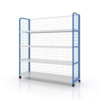 ราคา ชั้นวางสินค้ามินิมาร์ท มีล้อ รุ่น Pinion หน้าเดียว 4 ชั้น ขนาด 40x90x130 cm ชั้นวางของร้านค้า เชลฟ์มีล้อ ชั้นวางขายของ ชั้นวางสินค้า ชั้นวางของ Shelf ชั้นโชว์สินค้า ชั้นมินิมาร์ท (21500731622)