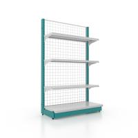 ราคา ชั้นวางสินค้ามินิมาร์ท 4 ชั้น หน้าเดียว หลังตาข่าย สูง 120 150 cm รุ่น Laser Diamond รับนน 40kg ชั้น เชลฟ์วางของเหล็ก ชั้นวางของ เชลฟ์ Shelf ชั้นมินิมาร์ท ชั้นวางสินค้า ชั้นวางของขาย ชั้นวางของร้านค้า