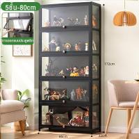 ราคา ตู้โชว์กระจกมีหลายชั้น ตู้โชว์โมเดล และตู้โชว์สินค้า ผลิตจากไม้ไผ่ธรรมชาติ ทนทาน สะสมได้ กันฝุ่น และกันความชื้น (22259174143)