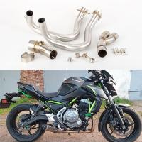 ราคา Motorcycle exhaust muffler for ER6N ER6F 2012 2016 NINJA650 2012 2022 Z650 exhaust ER6N front pipe link pipe stainless steel (21949276411)