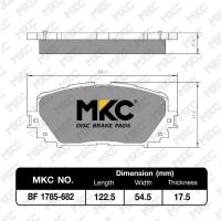 ราคา ผ้าเบรคหน้า หลัง TOYOTA VIOS โตโยต้า วีออส ทุกรุ่น ปี 1999 ปัจจุบัน ผ้าเบรค MKC (12799473352)