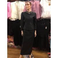 ราคา ชุดไทยจิตรลดา สีดำ ผ้าไหมอิตาลีเกรดเอ Thaidress (20748188862)