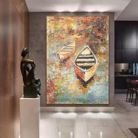 ราคา ภาพวาดแอบสแตรกต์รูปเรืองานศิลปะสีน้ำมันหนาสำหรับตกแต่งบ้าน0717ภาพวาดผ้าใบตกแต่งติดผนังห้อง (19739464026)