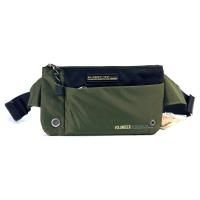 ราคา Chinatown Leather กระเป๋าคาดเอวสะพายหน้าอกผ้า ผู้ชาย สะพายหน้าอก ผ้า สีดำ แบบซิปเยอะหลายชั้น Volunteer (22214037264)