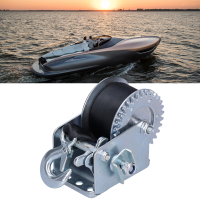 ราคา 600LBS Heavy Duty Winch with 6M Strap Hand Crank Cable Gear Manual Boat Trailer Winch (16464994779)