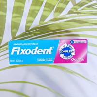 ราคา Fixodent Denture Adhesive Cream Complete Original 214068 g ฟิกโซเดนท์ ครีมติดฟันปลอม (21648603364)