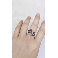 ราคา แหวนเงินทรงดอกไม้คู่ (21481623754)