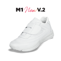 ราคา รองเท้าผ้าใบสีขาว รองเท้าผ้าใบดำ แฟชั่นกีฬา ใส่ไปมหาลัย ใส่ทำงาน ใส่เที่ยว Hunker รุ่น M1 คาดแปะ ไซส์ 36 41 พร้อมส่ง (22208489011)