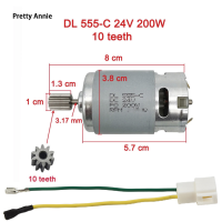 ราคา FAWEILIN RS380ยานพาหนะไฟฟ้า RS390 550มอเตอร์ใหม่12V 6V DL555 24V 10 Level (22197724244)